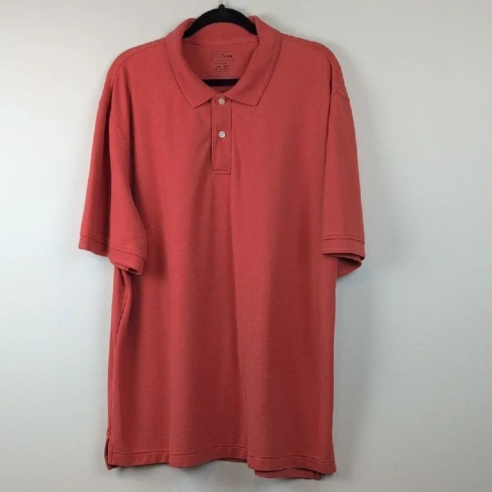 L. L. Bean Traditional Fit Cotton Polo Shirt Classic Preppy Golf